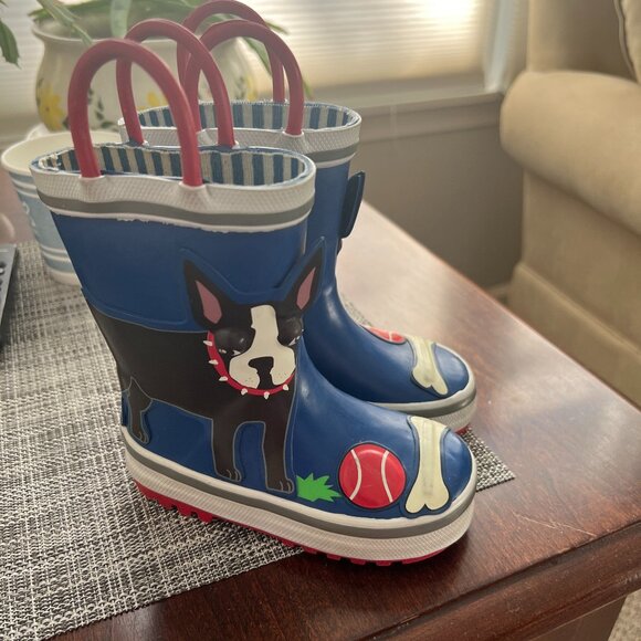 Joe Fresh Other - New Kids Rain Boots Boston Terrier Toddler 6